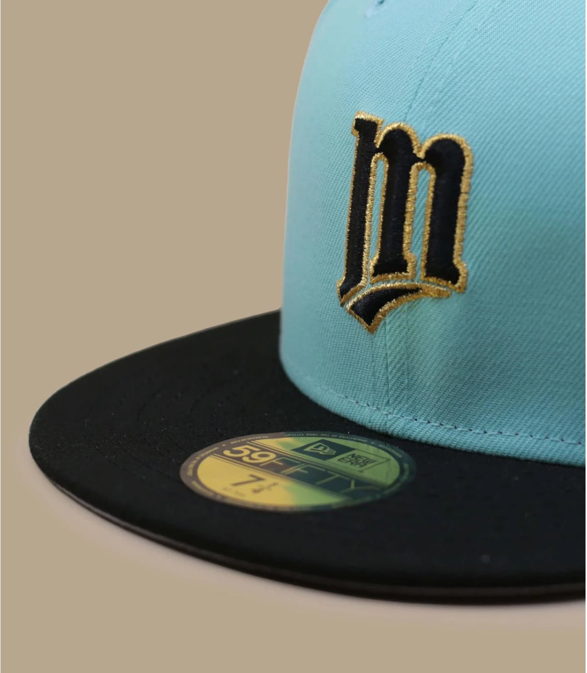 NEW ERA Side Patch 59Fifty Minnesota Twins Blue Tint Black â Image 2