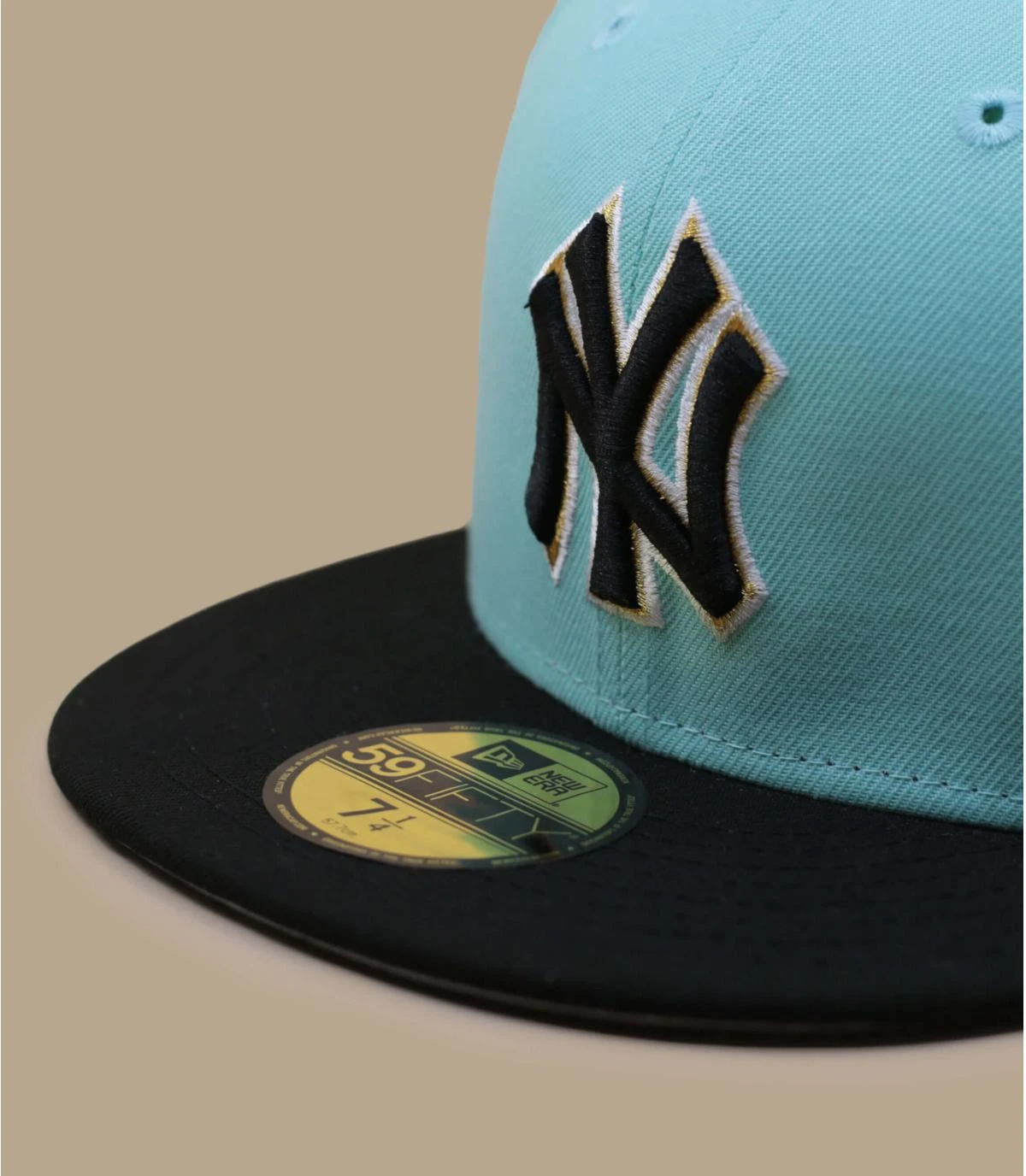 NEW ERA Side Patch 59Fifty New York Yankees Blue Tint Black â Image 3