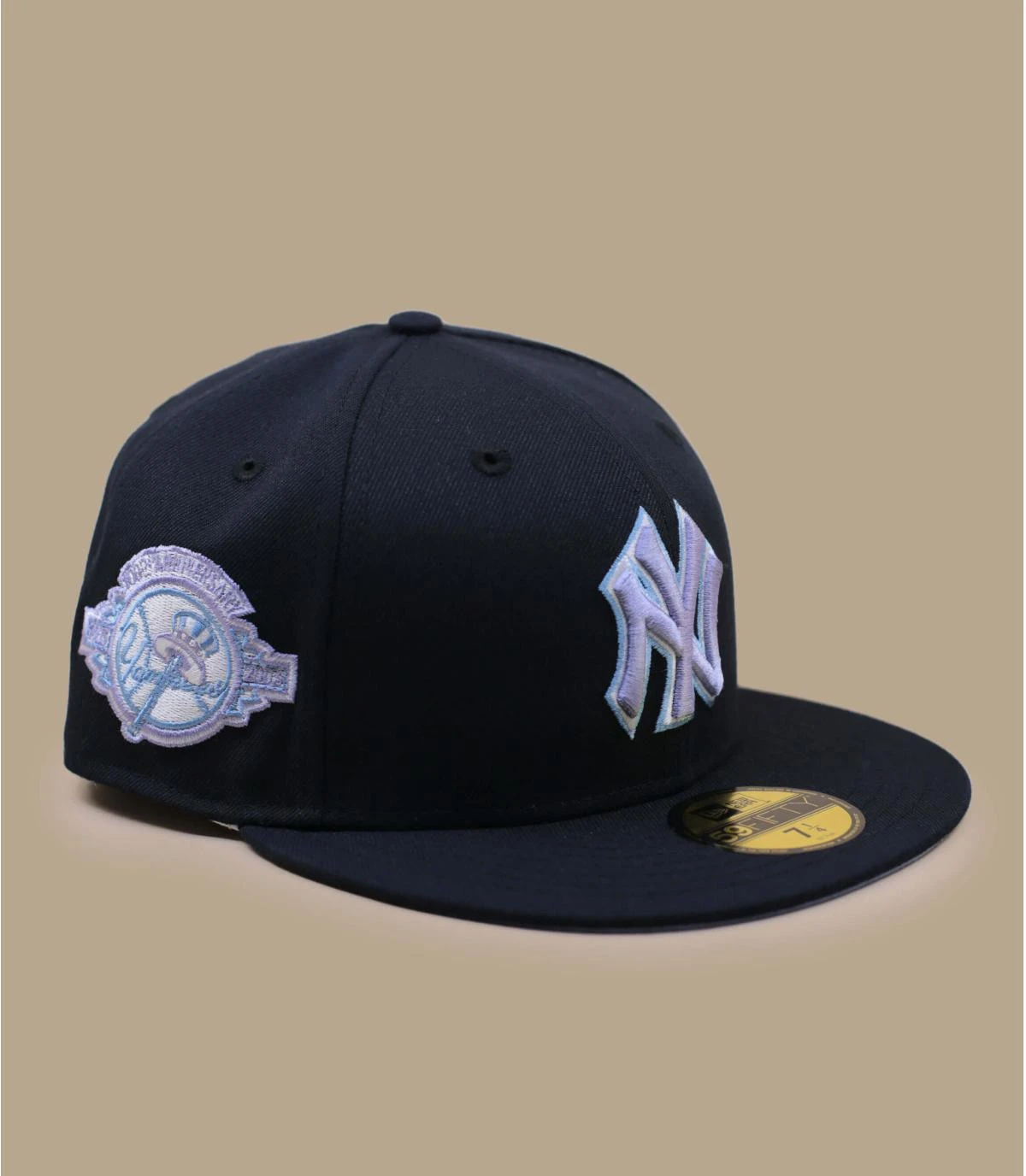 NEW ERA Side Patch 59Fifty New York Yankees Navy Lavender â Image 4