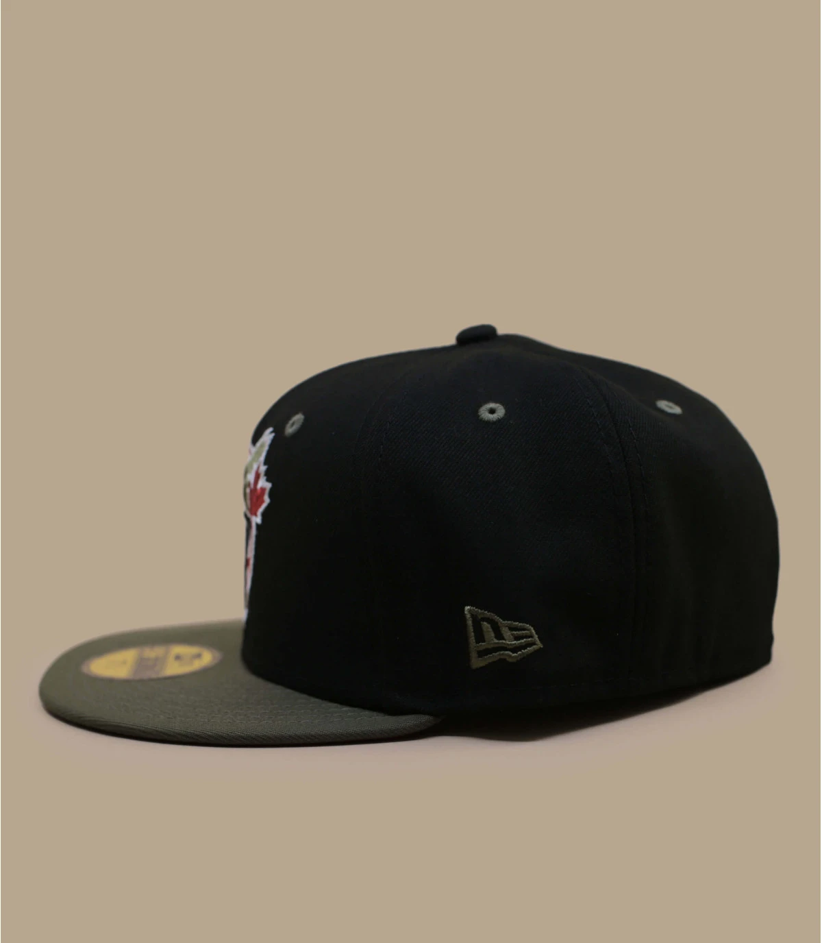NEW ERA Side Patch 59Fifty Toronto Blue Jays Black New Olive â Image 3