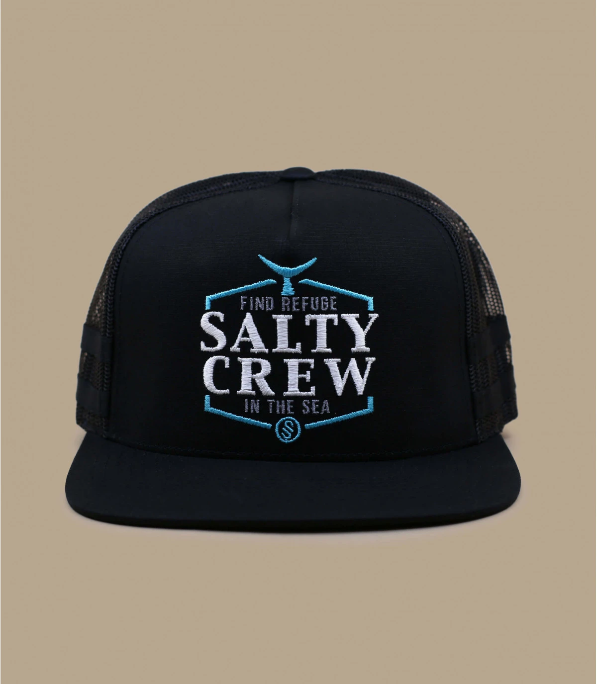 Salty Crew Skipjack Snapback Trucker Black – Image 2
