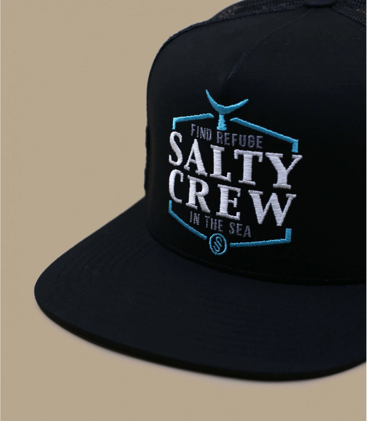 Salty Crew Skipjack Snapback Trucker Black – Image 3