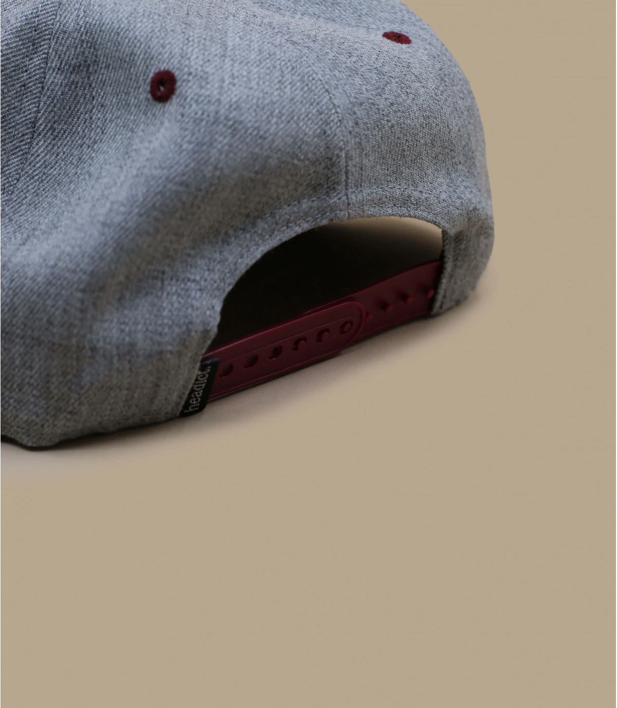 Snapback First Come First Track Grey Burgundy – Image 4