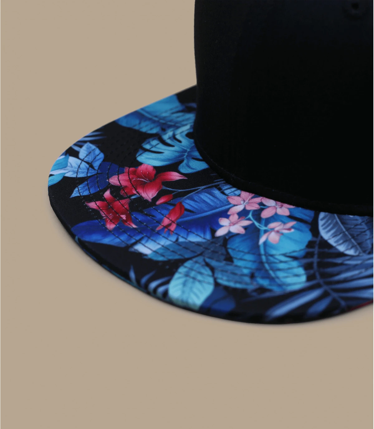 Snapback Floral Black – Image 2