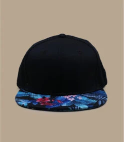 Snapback Floral Black