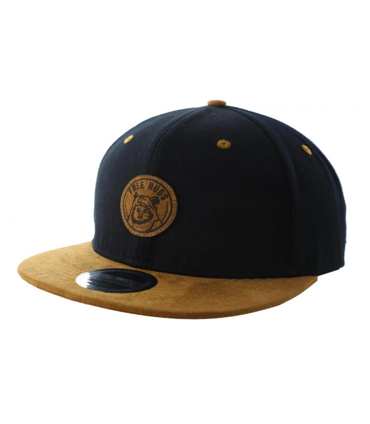 Snapback Free Hugs Black Suede – Image 2