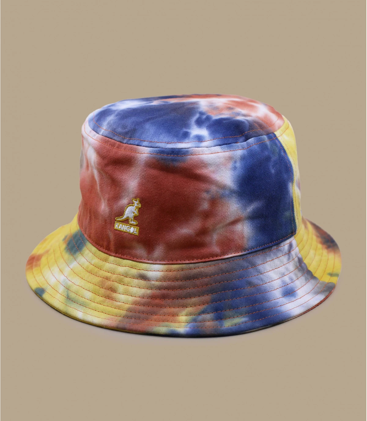 Kangol Tie Dye Bucket Golden Palm – Image 2