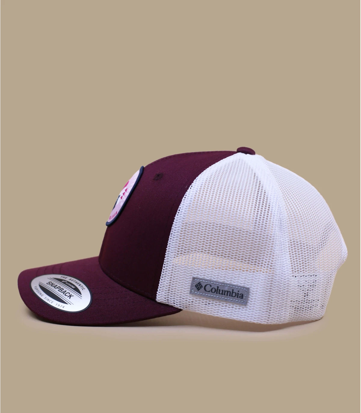 Columbia Trucker Kid Circle Patch Marlonberry – Image 4