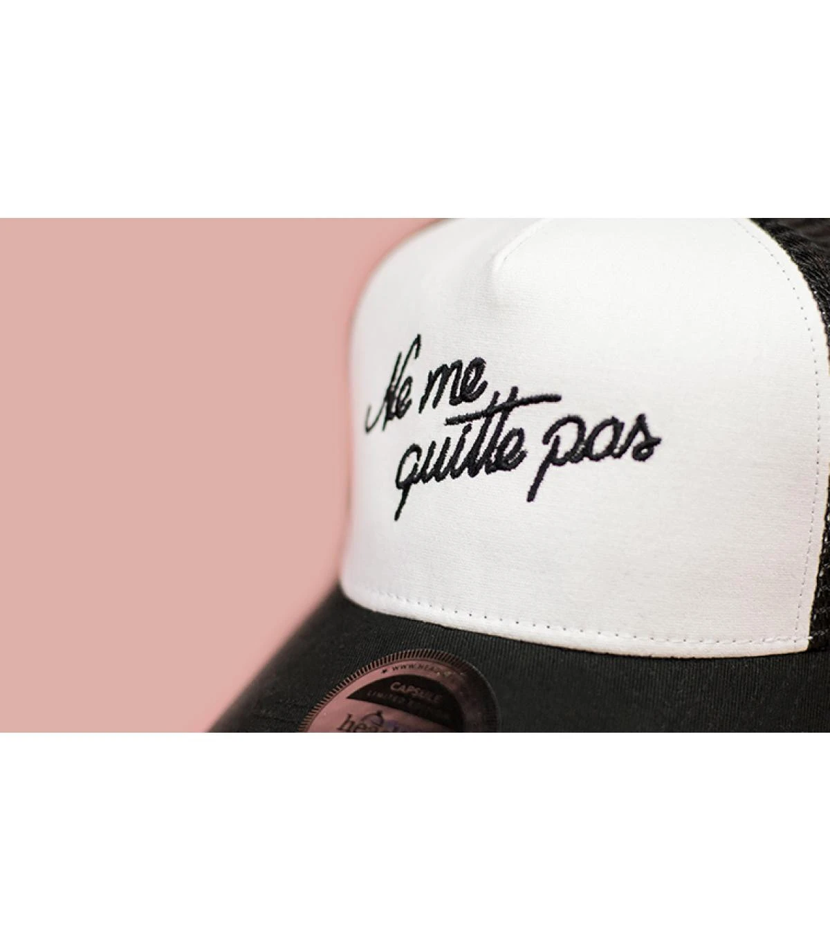 Trucker Ne Me Quitte Pas Black White – Image 2