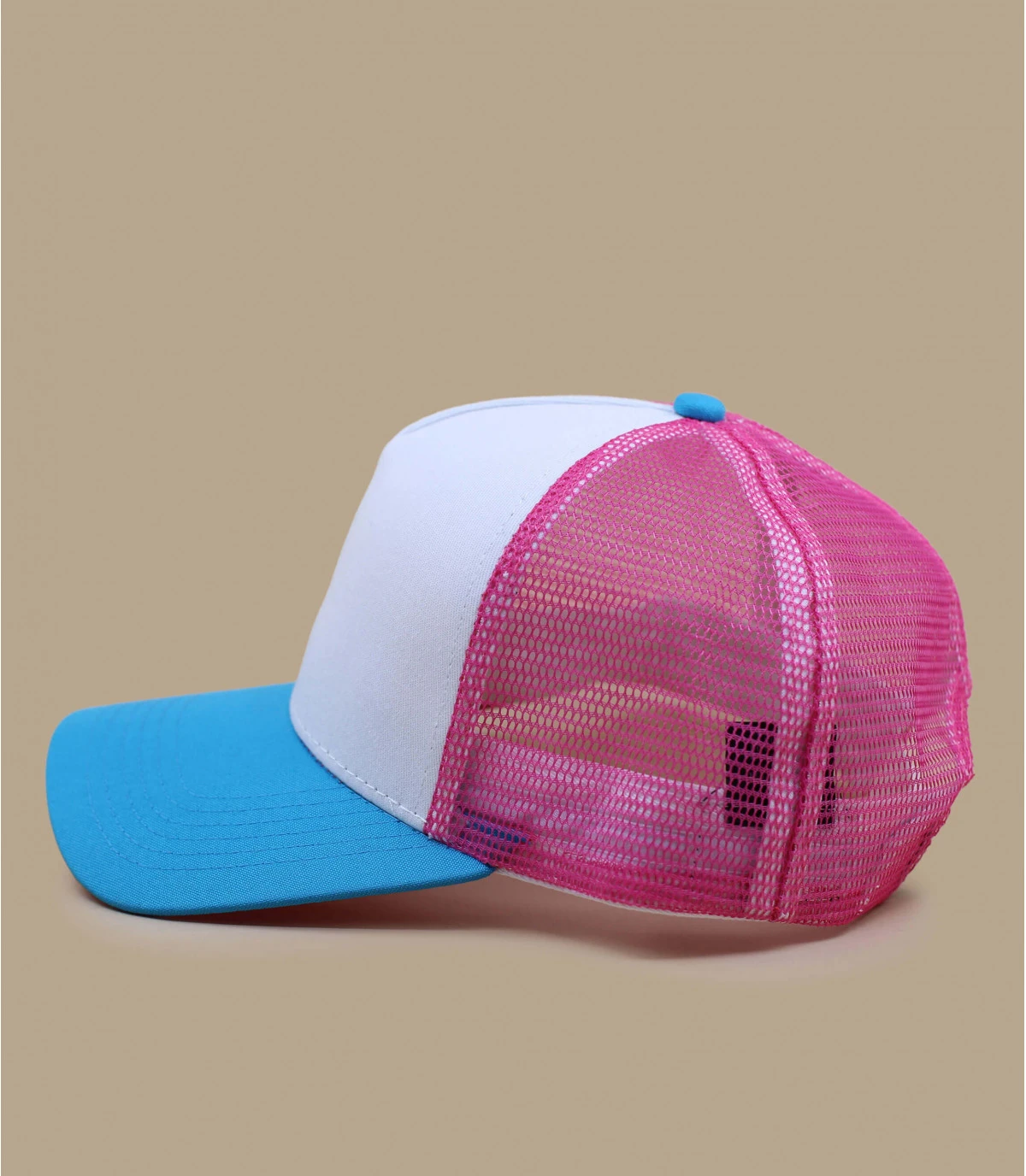 Trucker Neon Blue Neon Pink White – Image 2
