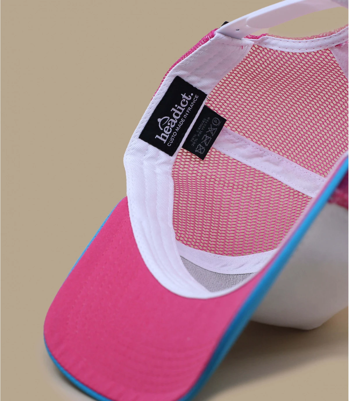 Trucker Neon Blue Neon Pink White – Image 4