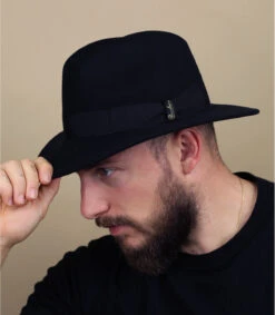 Borsalino Wool Felt Black